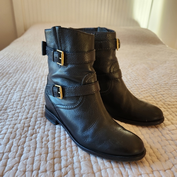 Kate spade black biker boots 8.5 - Picture 2 of 9